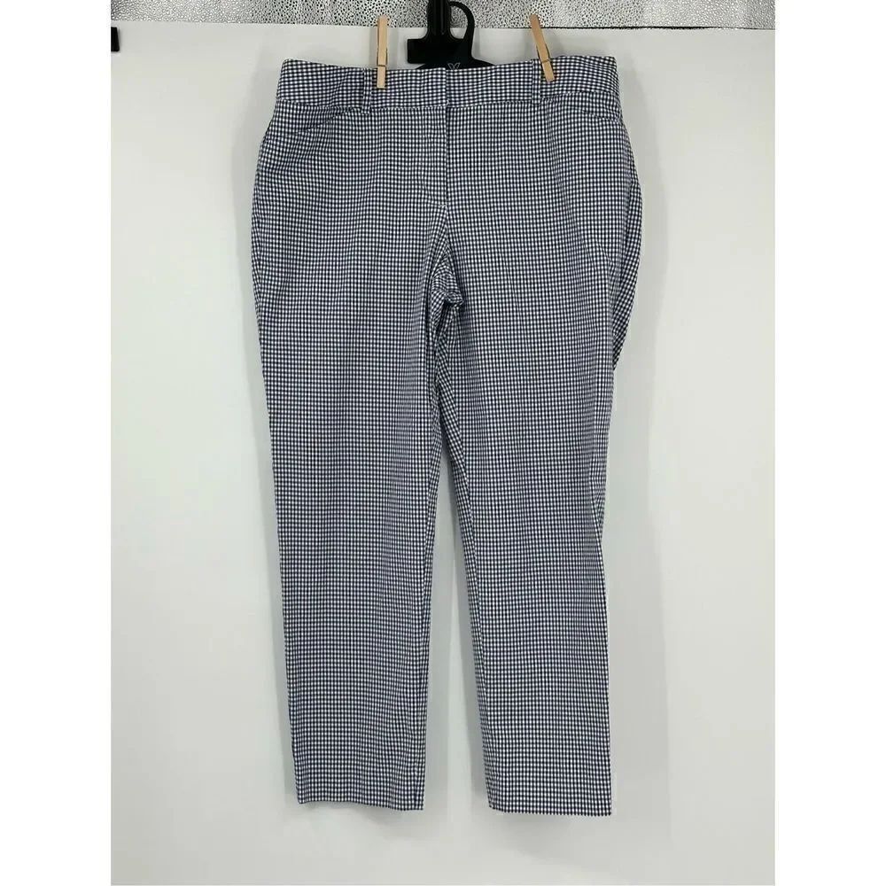 Talbots checkered pants size 12